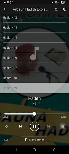 Full Arba'una Hadith Hausa MP3 screenshot 2