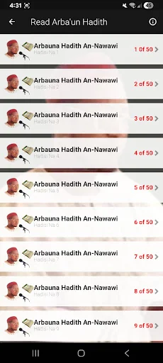 Full Arba'una Hadith Hausa MP3 screenshot 3