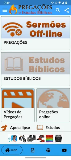 Pregações e Estudos Bíblicos screenshot 1
