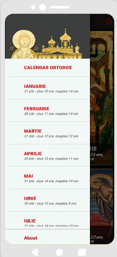Calendar Crestin Ortodox screenshot 2
