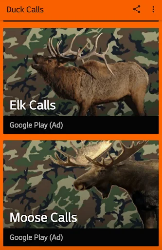 Duck Hunting Calls screenshot 2