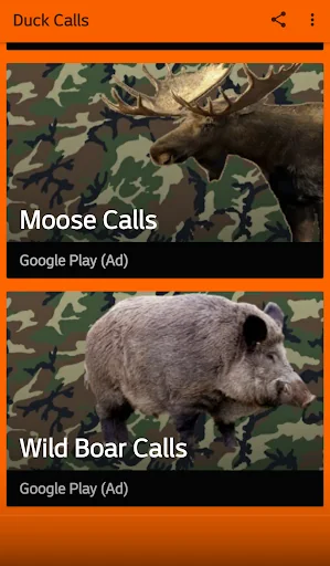 Duck Hunting Calls screenshot 3
