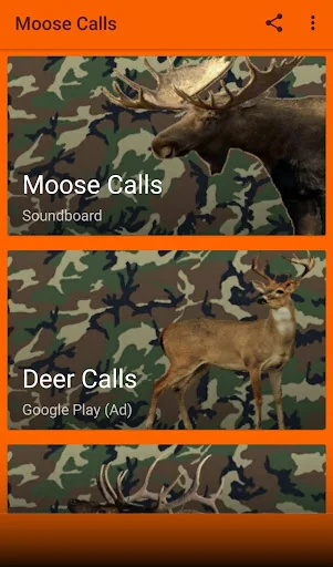 Moose Hunting Calls screenshot 1