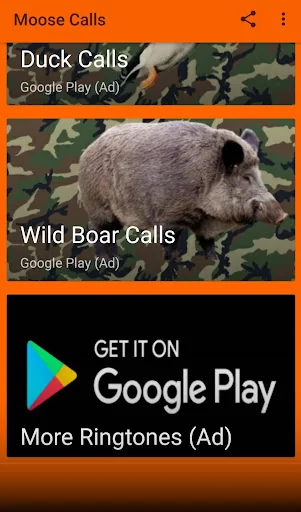 Moose Hunting Calls screenshot 4