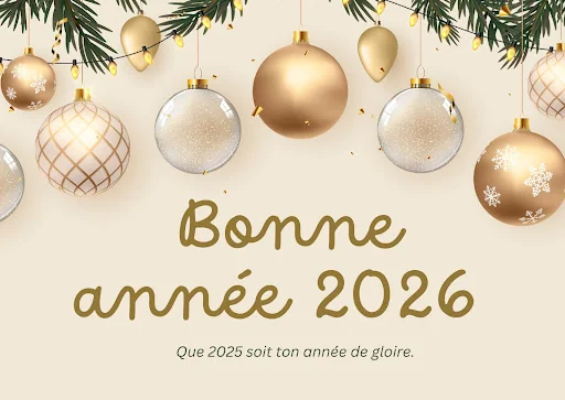 Bonne année 2026