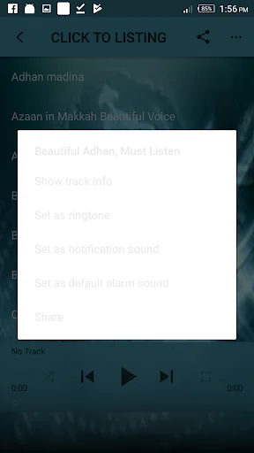 Beautiful Azan mp3 screenshot 3