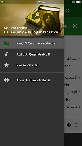 Al Quran English Translation screenshot 1