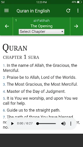 Quran In English Audio screenshot 1