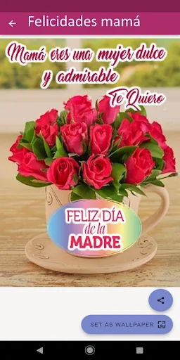 Feliz día de las madres