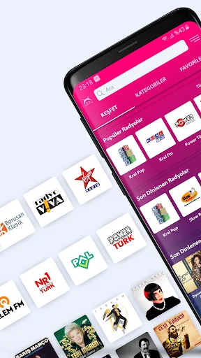 AndroTurk Radyo, Turkish Radio screenshot 1