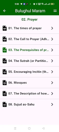Bulugul Maram English - Hadith screenshot 3