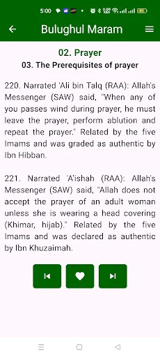 Bulugul Maram English - Hadith screenshot 4