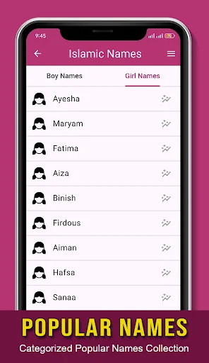 Islamic Baby Names for muslims screenshot 2