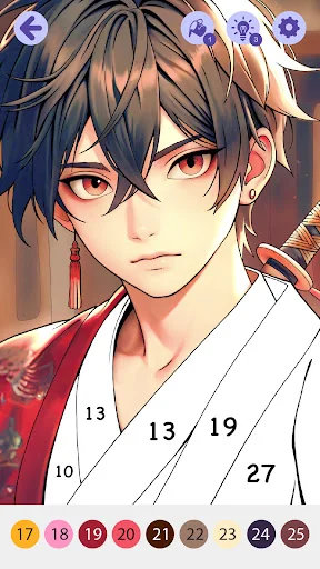 Anime Manga Color by Numbers