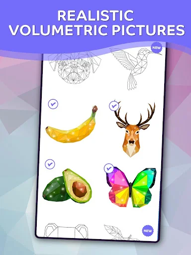 Poly Art Coloring by Numbers screenshot 1