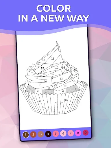 Poly Art Coloring by Numbers screenshot 2
