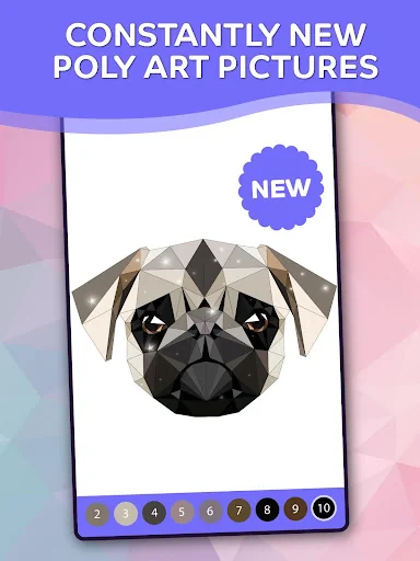 Poly Art Coloring by Numbers screenshot 3