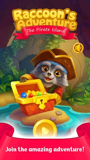 Raccoon's Adventure: Match 3 screenshot 1