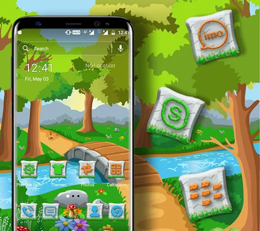 Anime Garden Launcher Theme