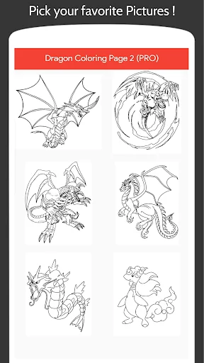 Dragon Anime Coloring Book