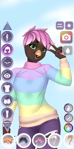 Furry Dress Up: Anime Creator screenshot 1