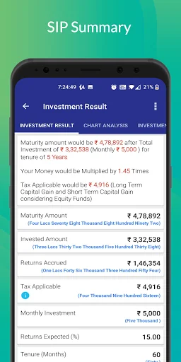 SIP Planner & SIP Calculator screenshot 3
