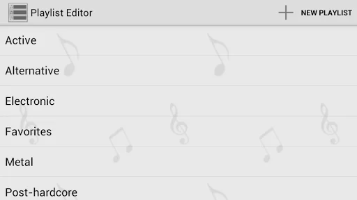 Playlist Editor