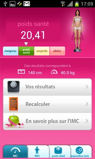Calculez votre poids idéal