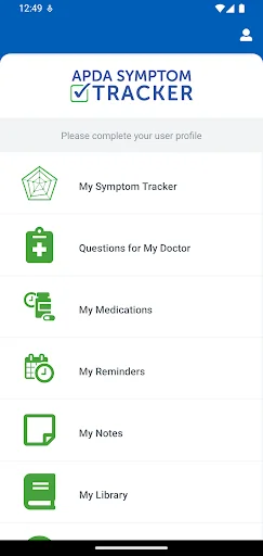 APDA Symptom Tracker