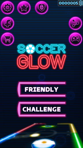 Glow Soccer Ball screenshot 1