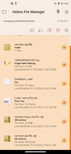 Helios File Manager screenshot 4