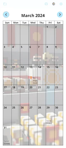 EZ Calendar Maker screenshot 2