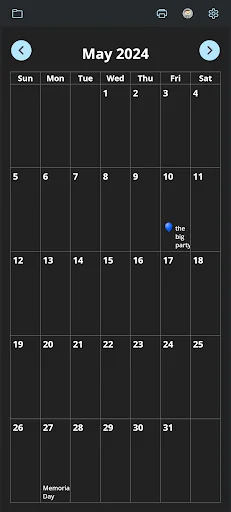 EZ Calendar Maker screenshot 3