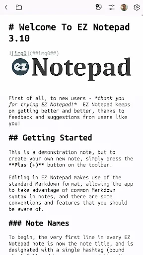 EZ Notepad