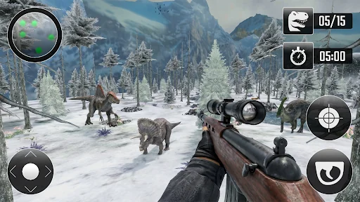 Wild Dinosaur Hunting Games 3D screenshot 3