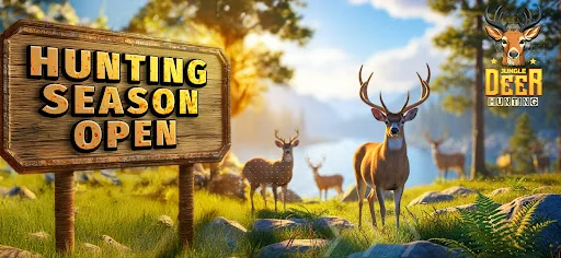 Jungle Deer Hunting Games 3D