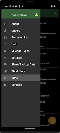 Track My Mileage screenshot 1