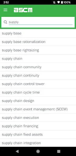 ASCM Dictionary