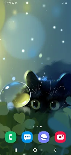 Sneaky Cat Live Wallpaper screenshot 1