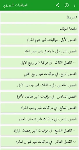المراقبات للتبريزي