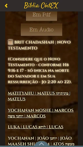 Bíblia Original CódEX screenshot 3