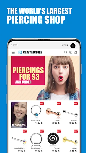 Crazy Factory Piercings
