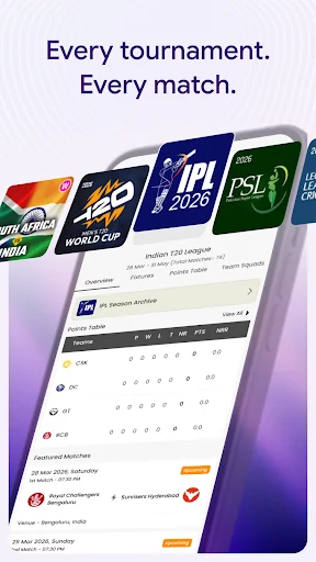 Cricket Guru - Fast Live Score screenshot 1
