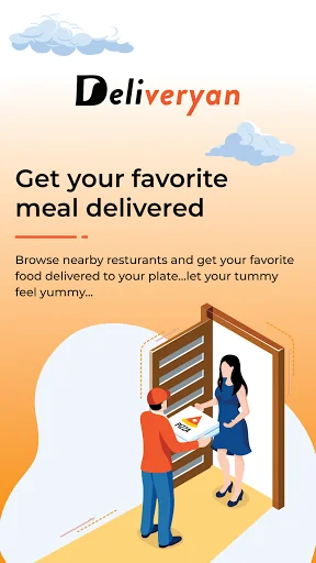 Deliveryan - Food Delivery App screenshot 1