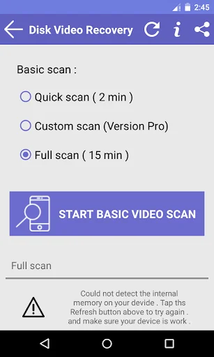 Disk Video Recovery screenshot 1