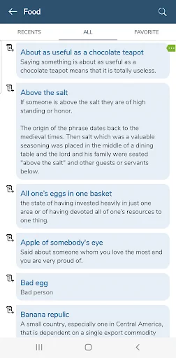 All English Idioms & Phrases screenshot 3