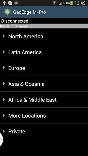 Geoedge Global Proxy App screenshot 1