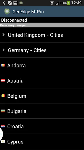 Geoedge Global Proxy App screenshot 2