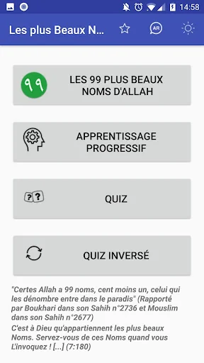 Les plus Beaux Noms d'Allah screenshot 1