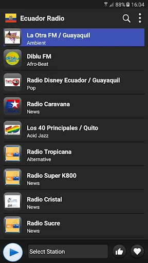Radio Ecuador  - AM FM Online screenshot 1